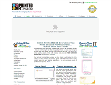 Tablet Screenshot of printed4less.com